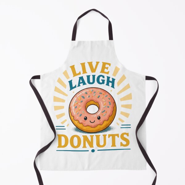 Item preview, Live Laugh Donuts Funny Design designed and sold by Icareis-Studios.
