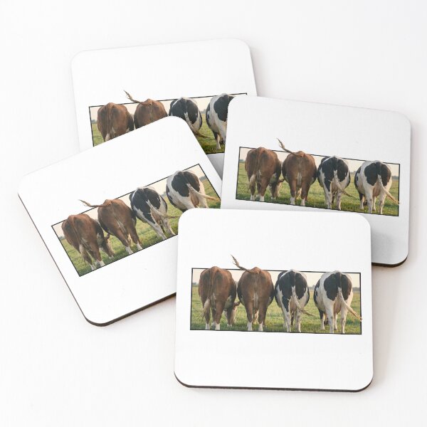 Item preview, Funny Cow Butts 3D Pop Out Art designed and sold by HornbillDesign.
