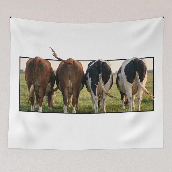Item preview, Funny Cow Butts 3D Pop Out Art designed and sold by HornbillDesign.