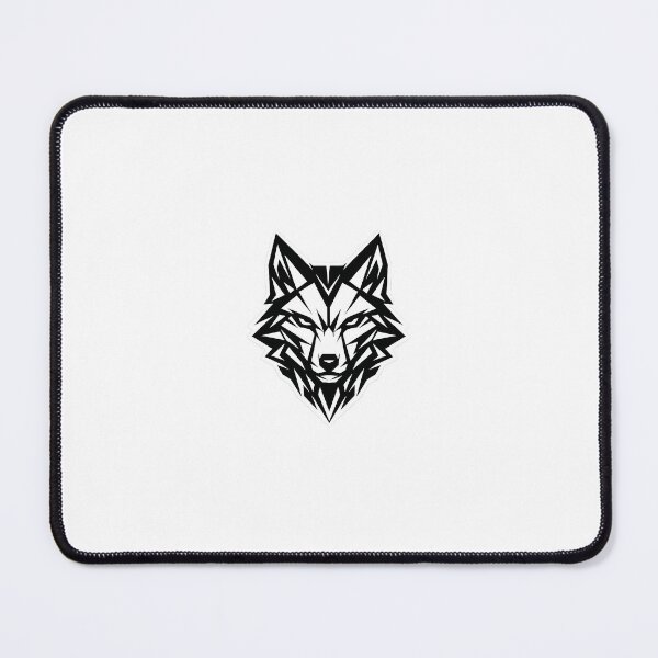 Item preview, Modern geometric wolf head designed and sold by Jyoti  Rajput.