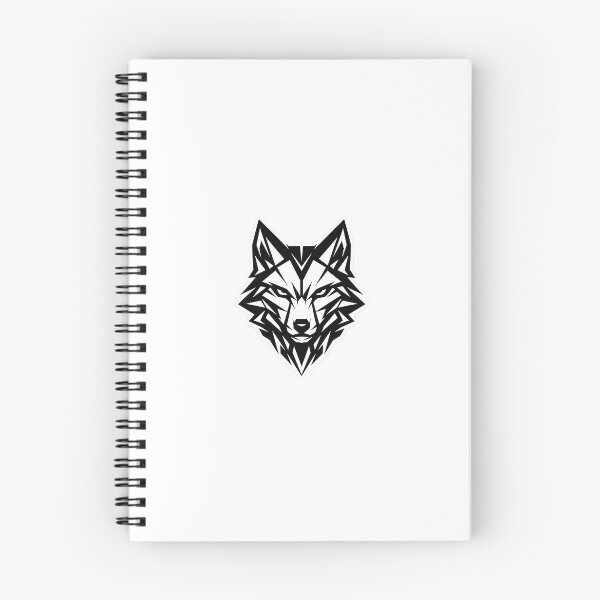 Item preview, Modern geometric wolf head designed and sold by Jyoti  Rajput.