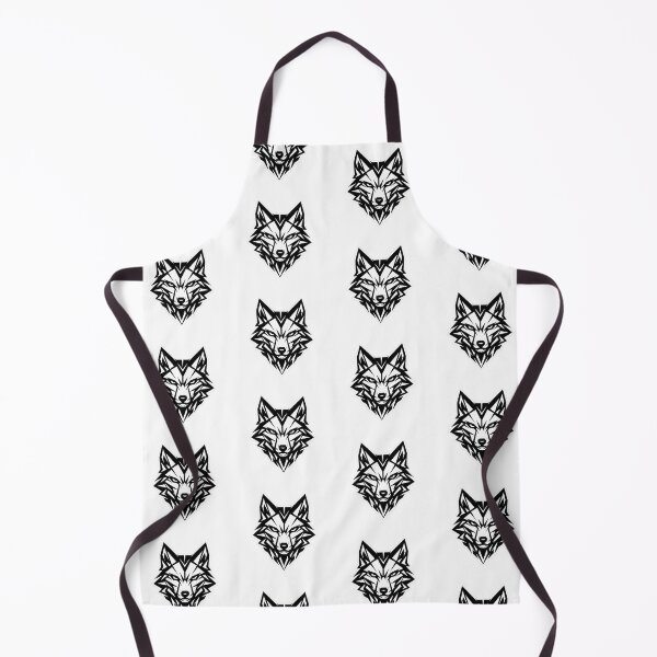 Item preview, Modern geometric wolf head designed and sold by Jyoti Rajput.