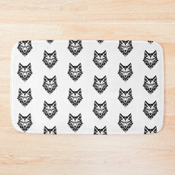Item preview, Modern geometric wolf head designed and sold by Jyoti  Rajput.