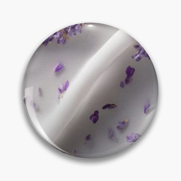 Item preview, Lavender Flowers on White Silk Texture Cottagecore Aesthetic designed and sold by LYAN-STORE.