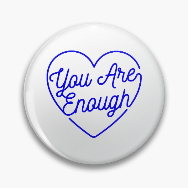 Item preview, You Are Enough Heart Line Art designed and sold by FaizArtShop.