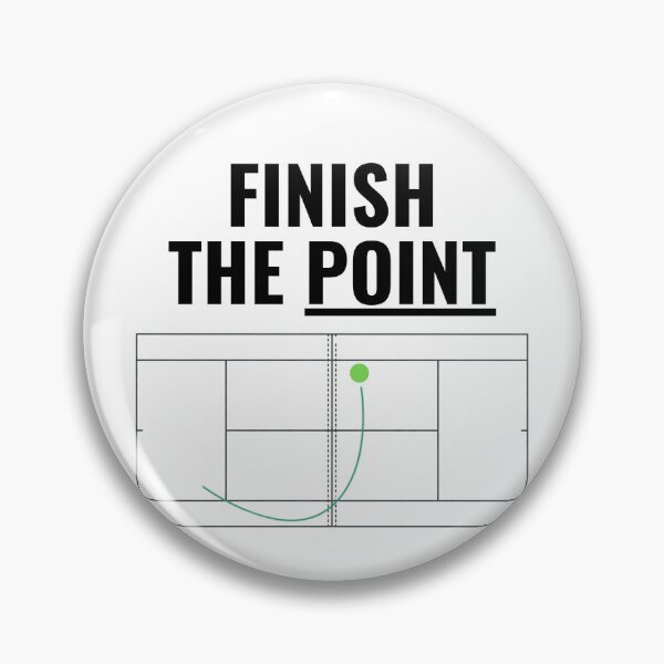Item preview, Finish the Point - Tennis Athlete Mindset designed and sold by RunningWhiskers.