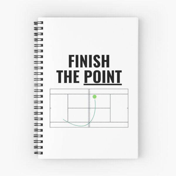 Item preview, Finish the Point - Tennis Athlete Mindset designed and sold by RunningWhiskers.