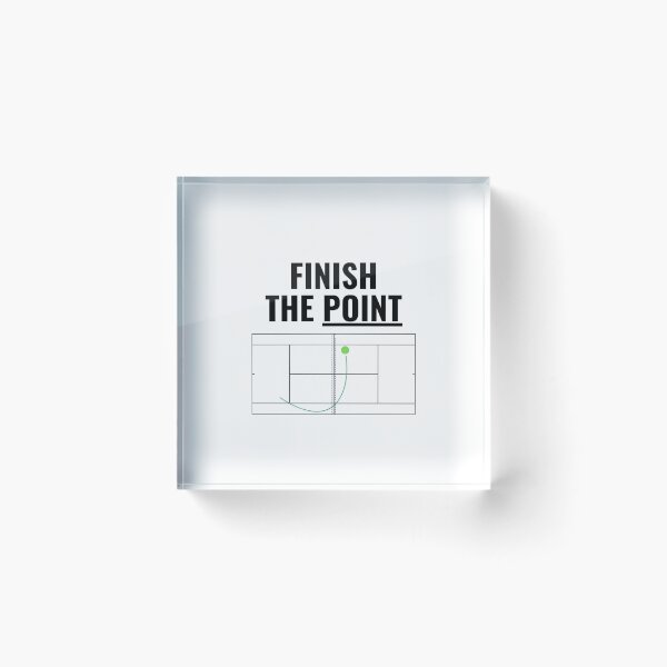 Item preview, Finish the Point - Tennis Athlete Mindset designed and sold by RunningWhiskers.