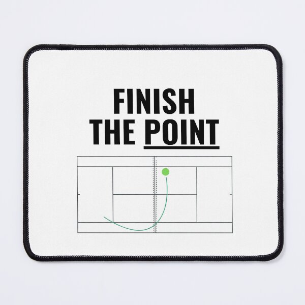 Item preview, Finish the Point - Tennis Athlete Mindset designed and sold by RunningWhiskers.