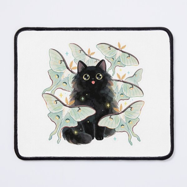 Item preview, Black Cat Sticker | Witchcore Halloween Cat designed and sold by AillustriaAK.