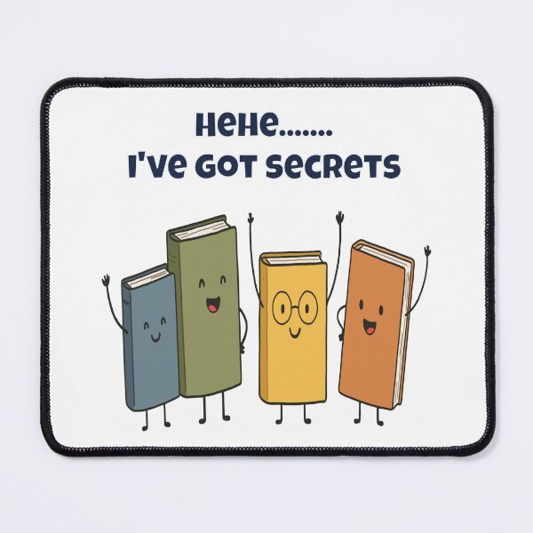 Item preview, Hehe... I've Got Secrets - Cheeky Cartoon Book Characters designed and sold by Latitude 1°N.