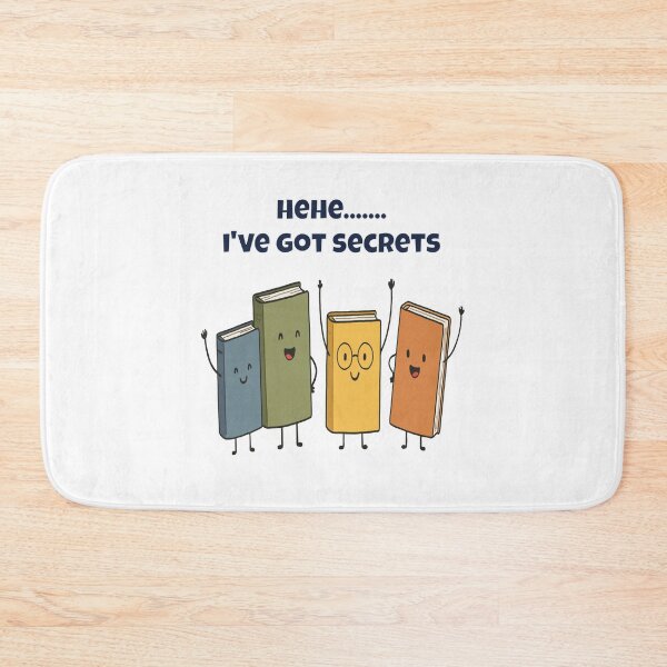 Item preview, Hehe... I've Got Secrets - Cheeky Cartoon Book Characters designed and sold by Latitude 1°N.