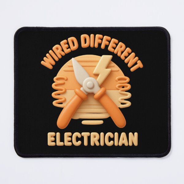 Item preview, Wired Different | American Electrician Lightning Shirt designed and sold by LabCore.