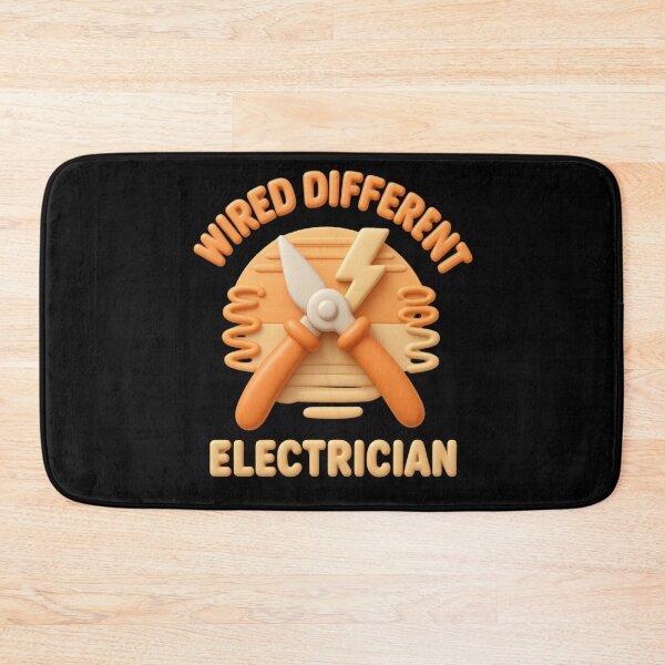 Item preview, Wired Different | American Electrician Lightning Shirt designed and sold by LabCore.