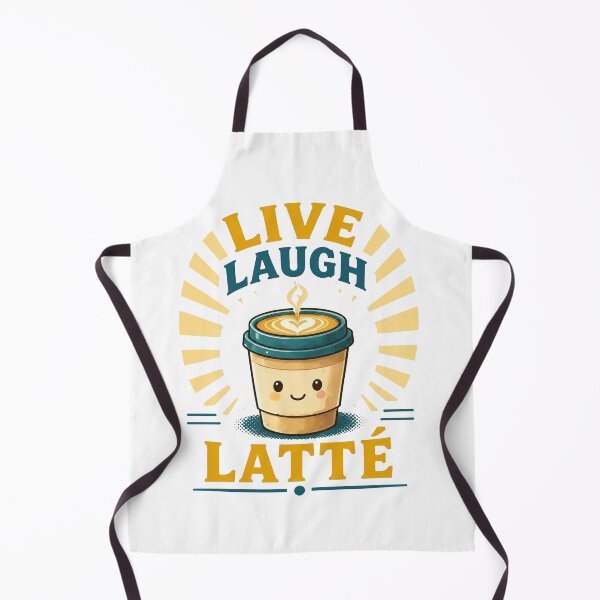 Item preview, Live Laugh Latte Coffee Design designed and sold by Icareis-Studios.