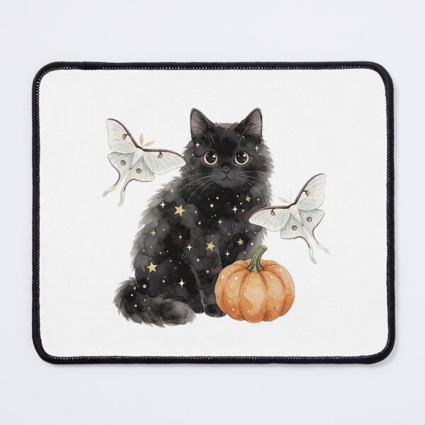 Item preview, Black Cat Sticker | Witchcore Halloween Cat designed and sold by AillustriaAK.