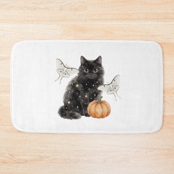 Item preview, Black Cat Sticker | Witchcore Halloween Cat designed and sold by AillustriaAK.