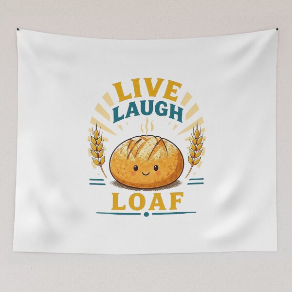 Item preview, Live Laugh Loaf Bread Design designed and sold by Icareis-Studios.