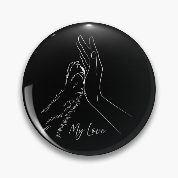 Item preview, Minimalist Pet Lover Paw Shake My Love Aesthetic designed and sold by Core design hub .