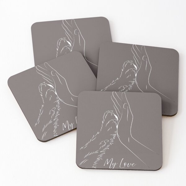 Item preview, Minimalist Pet Lover Paw Shake My Love Aesthetic designed and sold by Core design hub .