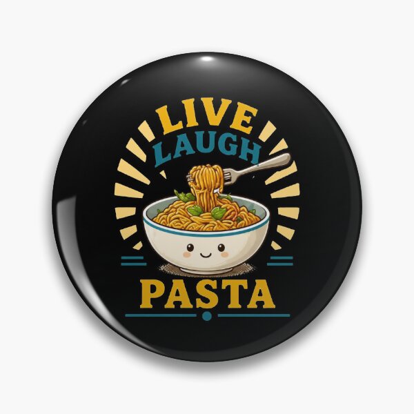 Item preview, Live Laugh Pasta Funny Design designed and sold by Icareis-Studios.