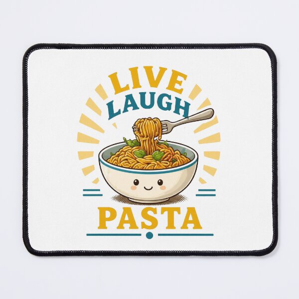 Item preview, Live Laugh Pasta Funny Design designed and sold by Icareis-Studios.