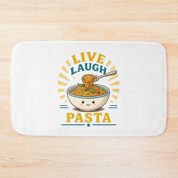 Item preview, Live Laugh Pasta Funny Design designed and sold by Icareis-Studios.