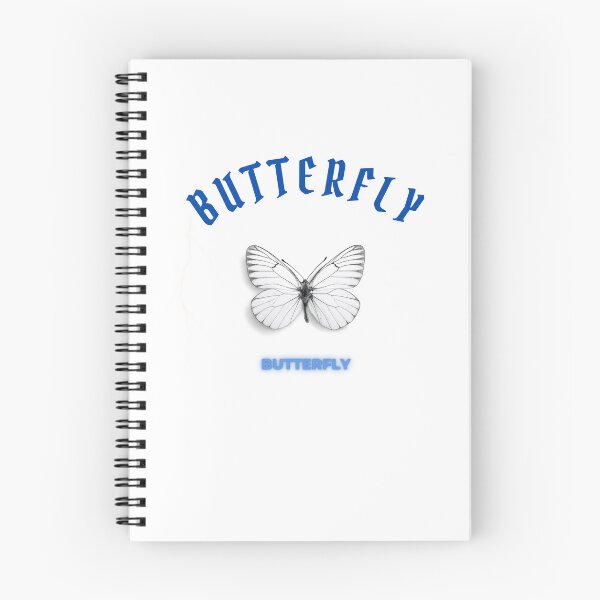 Item preview, Gray Orange Gradient And White Butterfly with Cobalt Blue  T-shirt designed and sold by SVSocialH.