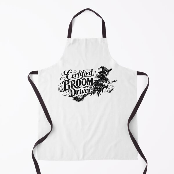 Item preview, Certified Broom Rider - Vintage Witch Flying on Broomstick Art designed and sold by myforestfog.