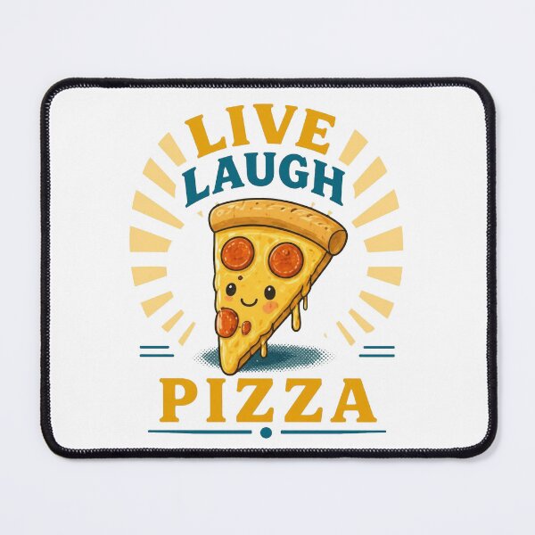 Item preview, Live Laugh Pizza Cute Design designed and sold by Icareis-Studios.