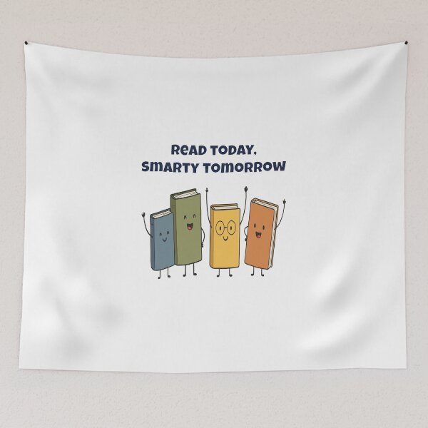 Item preview, Read Today, Smarty Tomorrow - Fun Rhyming Cartoon designed and sold by Latitude 1°N.