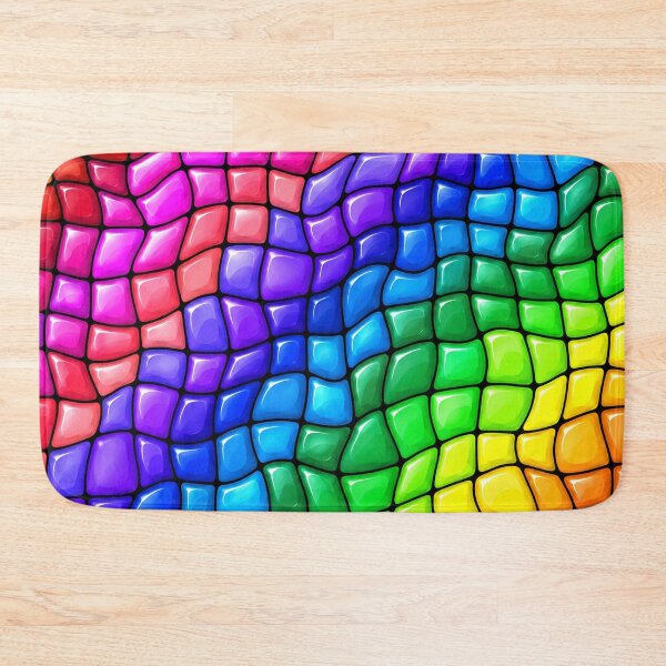 Item preview, Rainbow Pride Mosaic Glossy Tile Pattern LGBTQ designed and sold by DjFreeq.