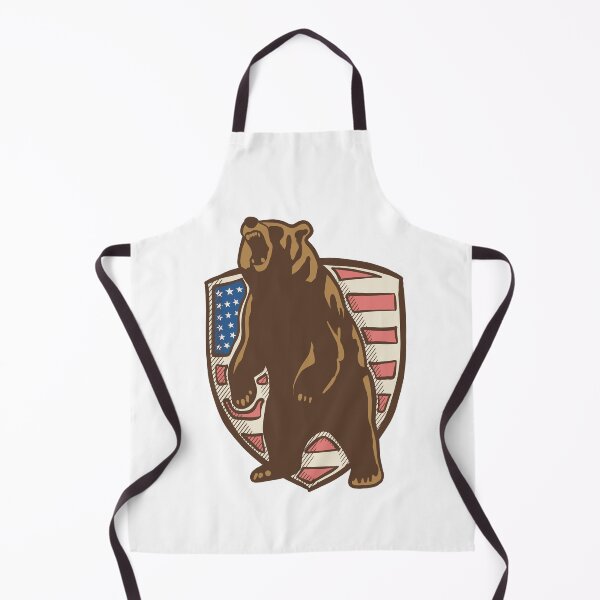 Item preview, Patriotic Grizzly Bear designed and sold by IvysCreativityHouse.