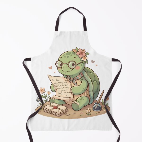 Item preview, Cute Turtle Reading Love Letter designed and sold by MzulhilmiZam.