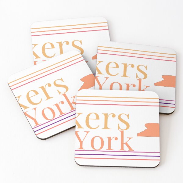 Item preview, Yonkers New York City Marked On State Map designed and sold by TheIconSmith.