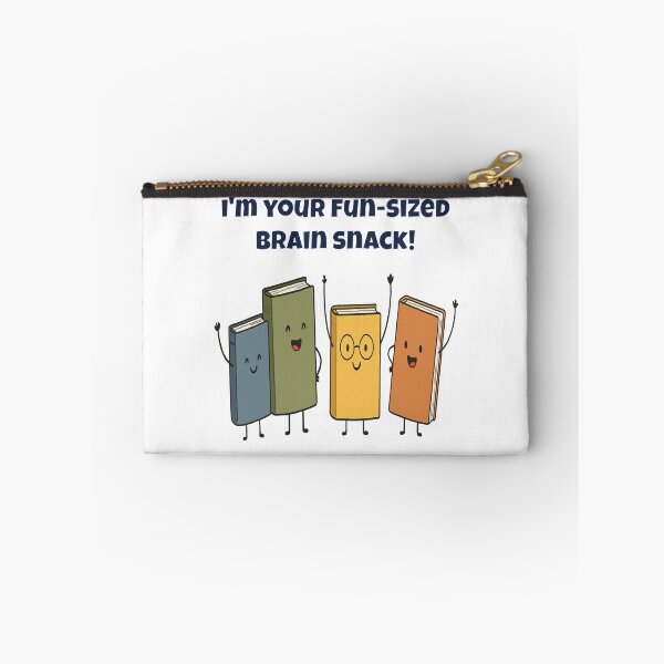 Item preview, I'm Your Fun-Sized Brain Snack! Cute Cartoon Book Character designed and sold by Latitude 1°N.