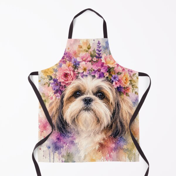Artikelvorschau, Blumen-Shih Tzu entworfen und verkauft von Weird & wonderful .