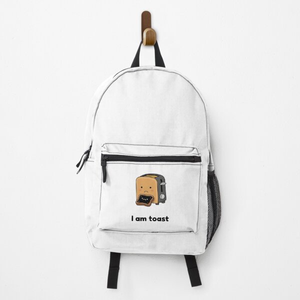 Item preview, Funny Sad Toaster Spitting Burnt Bread I Am Toast Meme designed and sold by RareVisuals.
