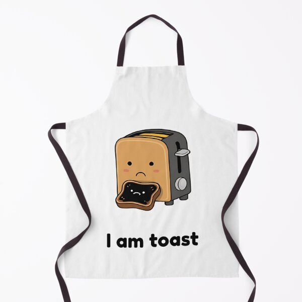 Item preview, Funny Sad Toaster Spitting Burnt Bread I Am Toast Meme designed and sold by RareVisuals.