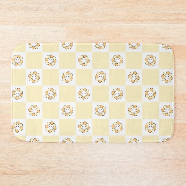 Item preview, Retro Flower Power Pattern - Checkered Background designed and sold by Julza Art.