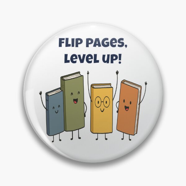 Item preview, Flip Pages, Level Up! Fun Cartoon  designed and sold by Latitude 1°N.