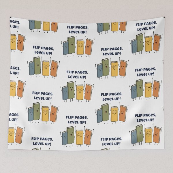 Item preview, Flip Pages, Level Up! Fun Cartoon  designed and sold by Latitude 1°N.