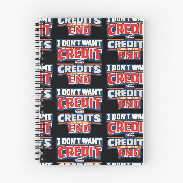 Item preview, I Dont Want Credit Credits Are For The End Funny Filmmaking Quote designed and sold by TeeTimeTreasure.