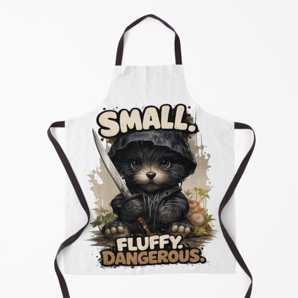 Item preview, Small Fluffy Dangerous Cute Dark Humor Animal Design designed and sold by Daagath.