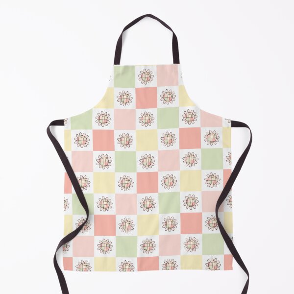 Item preview, Retro Flower Power Pattern - Colorful Checkered Background designed and sold by Julza Art.