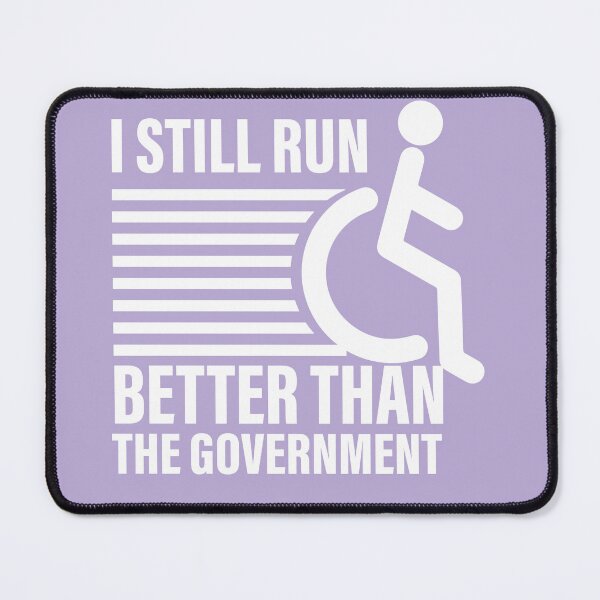 Item preview, i still run better than the government -purple  designed and sold by ExcessiveSarcasmCo..