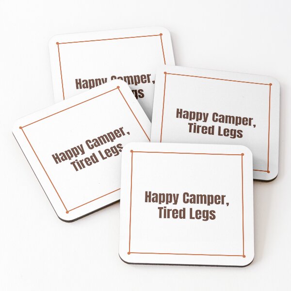 Item preview, "Happy Camper, Tired Legs" - Camping Hoodie designed and sold by QuirkThreadsCo.