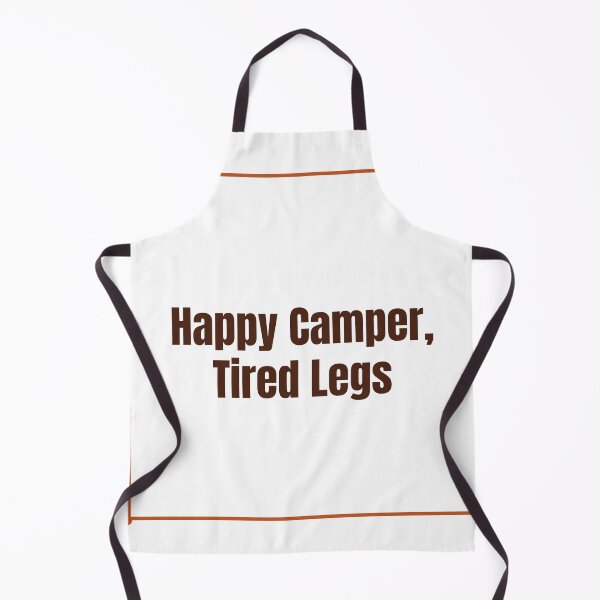 Item preview, Sudadera con capucha para acampar: "Campista feliz, piernas cansadas". designed and sold by QuirkThreadsCo.