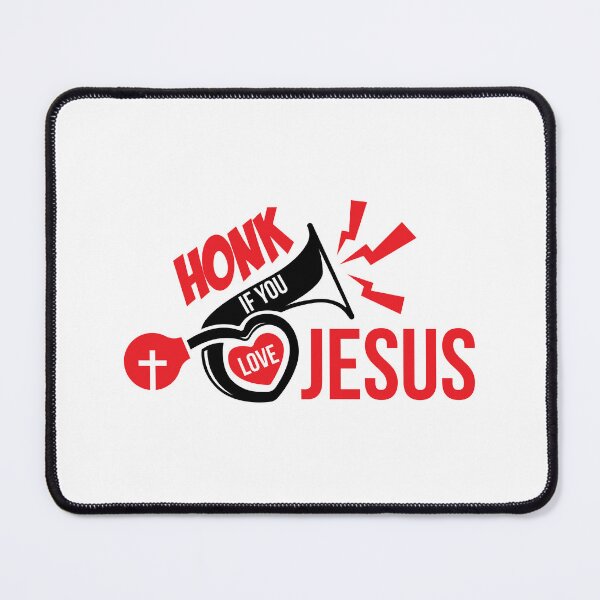 Item preview, HONK IF YOU LOVE JESUS designed and sold by Knax Creations.