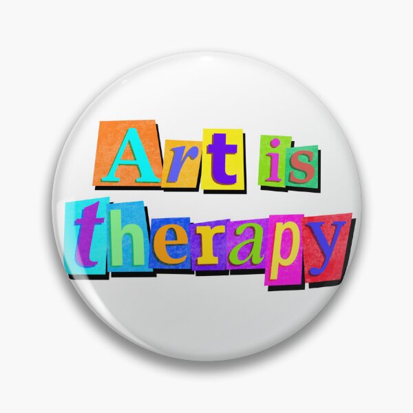 Item preview, Art Is Therapy Sticker designed and sold by tviyluv.